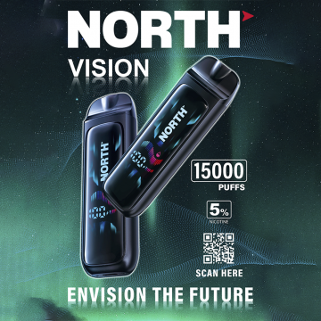 NORTH VISION 15000 PUFFS DISPOSABLE VAPE 5CT/DISPLAY